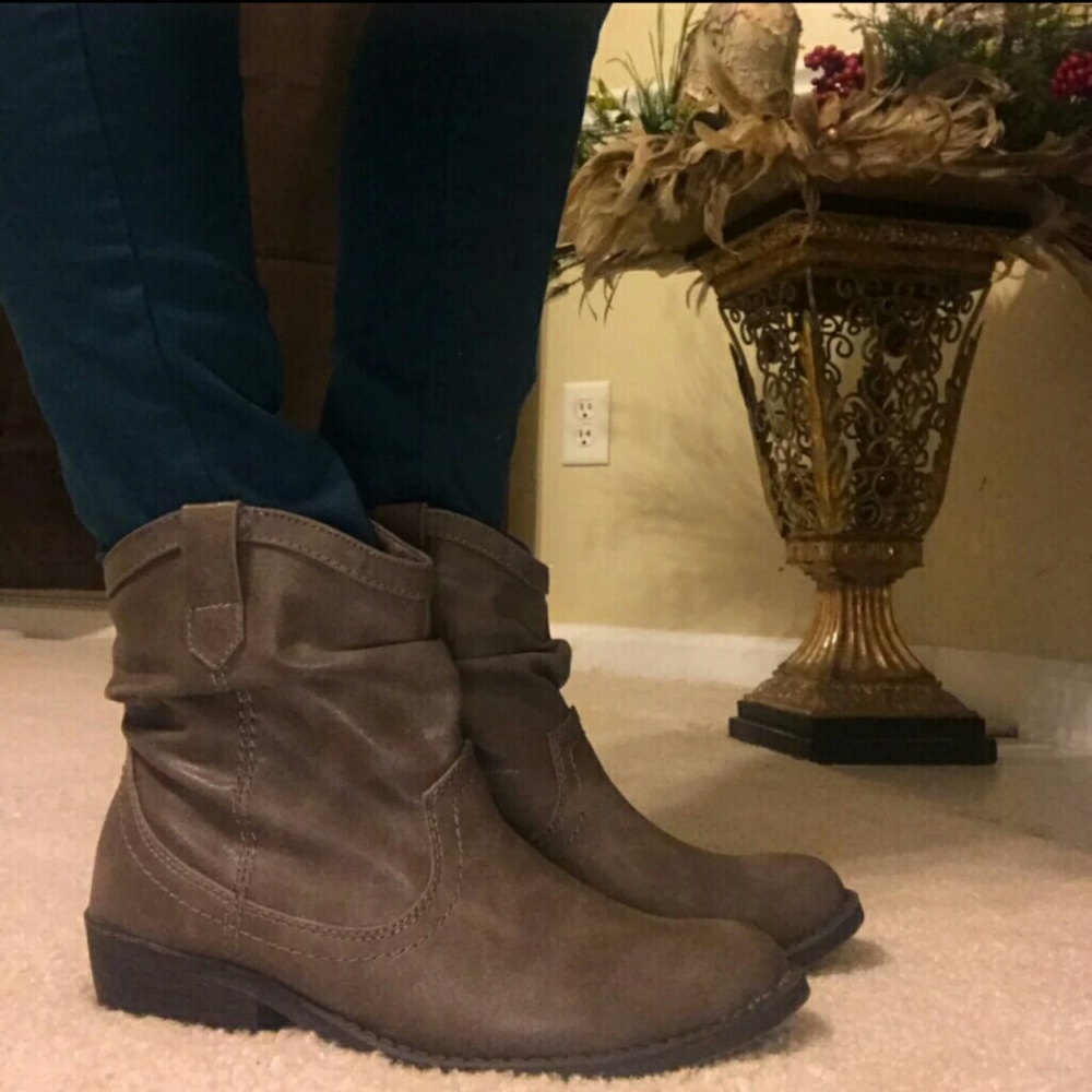 Taupe Ankle Boots